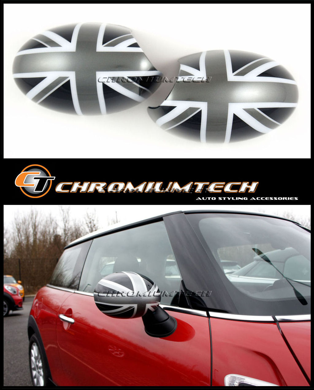 mini cooper union jack mirror covers