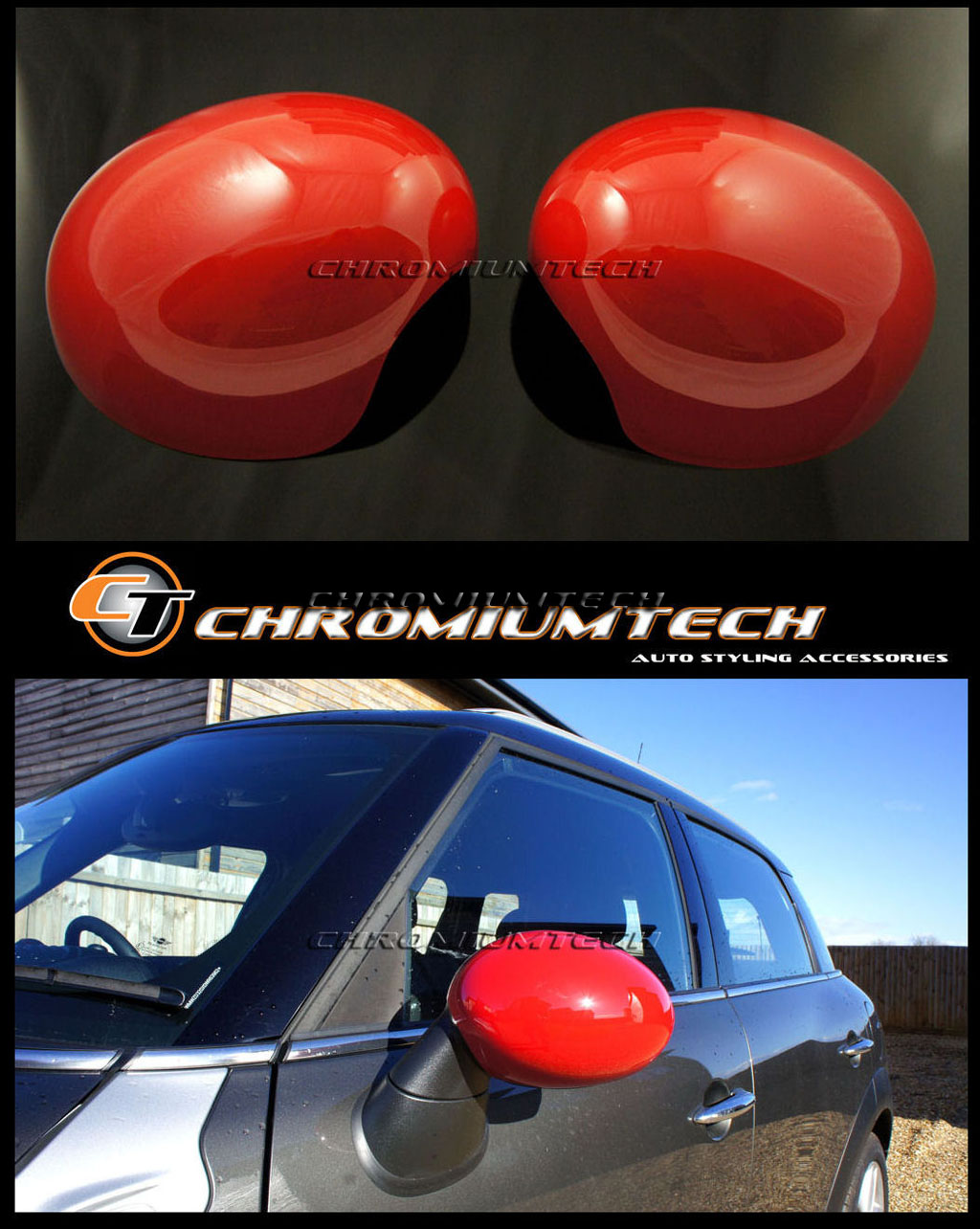 mini cooper wing mirror covers